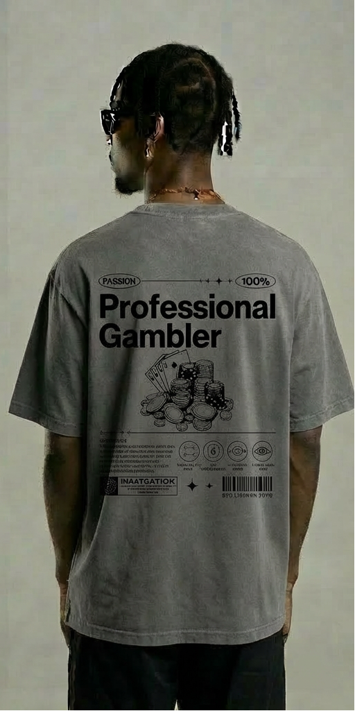 Professional Gambler Casino Streetwear Shirt – Vintage Graphic Tee