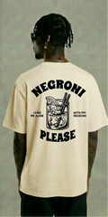 Negroni Please Graphic Tee – Funny Cocktail Drinking Shirt