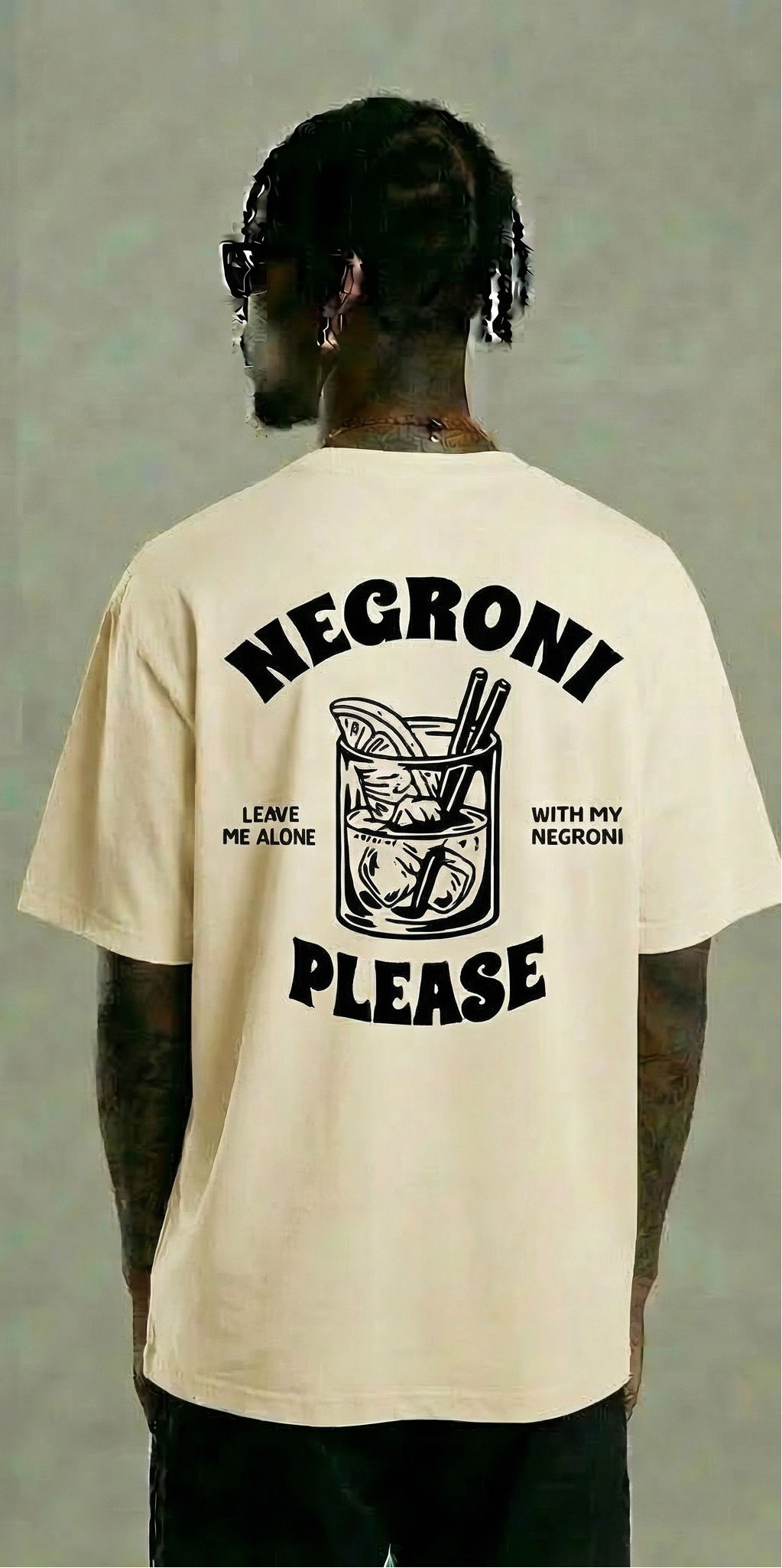 Negroni Please Graphic Tee – Funny Cocktail Drinking Shirt
