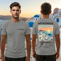 Mykonos Greece Shirt - Grey