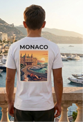 Monaco Urban Whithe T-Shirt – Trendy Streetwear Graphic Tee