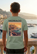 Monaco Urban Green T-Shirt – Trendy Streetwear Graphic Tee