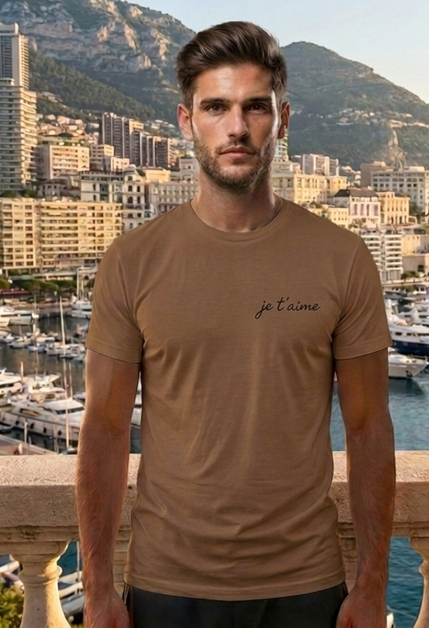 Monaco Urban Brown T-Shirt – Trendy Streetwear Graphic Tee