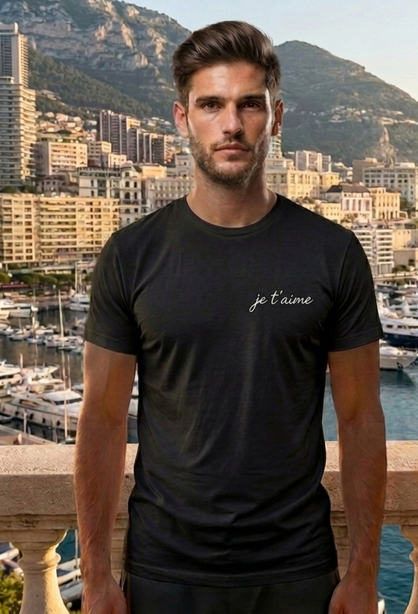 Monaco Urban Black T-Shirt – Trendy Streetwear Graphic Tee