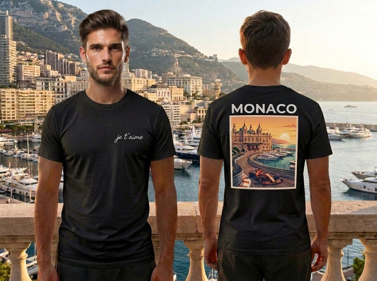 Monaco Urban T-Shirt - Black