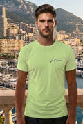 Monaco Urban Light Green T-Shirt – Trendy Streetwear Graphic Tee