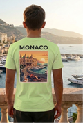 Monaco Urban Light Green T-Shirt – Trendy Streetwear Graphic Tee