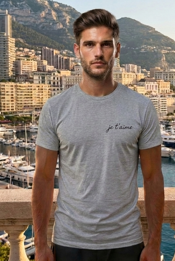 Monaco Urban Grey T-Shirt – Trendy Streetwear Graphic Tee