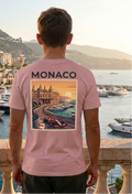 Monaco Urban Pink T-Shirt – Trendy Streetwear Graphic Tee