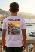 Monaco Urban Purple T-Shirt – Trendy Streetwear Graphic Tee