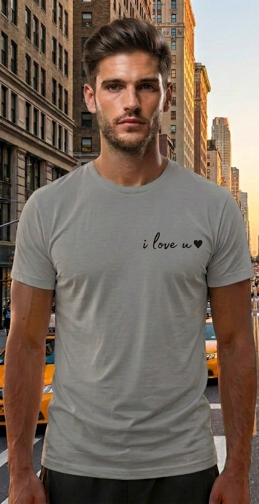 New York Grey T-Shirt – NYC Skyline Graphic Tee – USA Travel Shirt