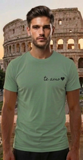 Rome Italy Green T-Shirt – Colosseum Graphic Tee – Romantic Travel Shirt