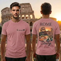 Rome Italy T-Shirt - Pink