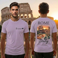 Rome Italy T-Shirt - Purple