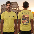 Rome Italy T-Shirt - Yellow
