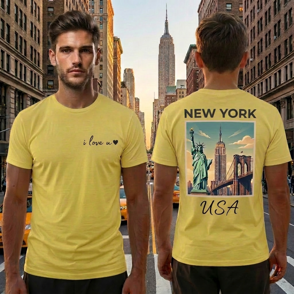 New York T-Shirt - Yellow