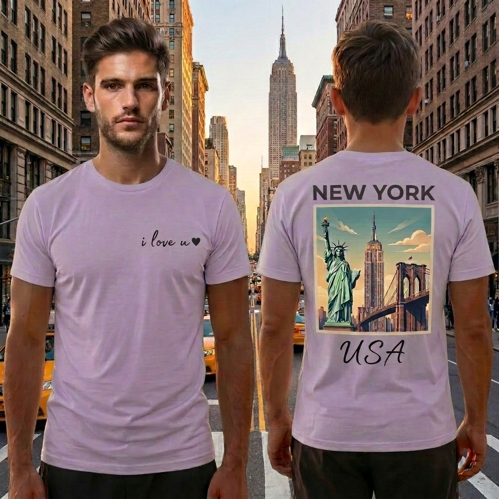 New York T-Shirt - Purple