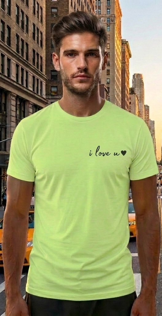 New York Light Green T-Shirt – NYC Skyline Graphic Tee – USA Travel Shirt