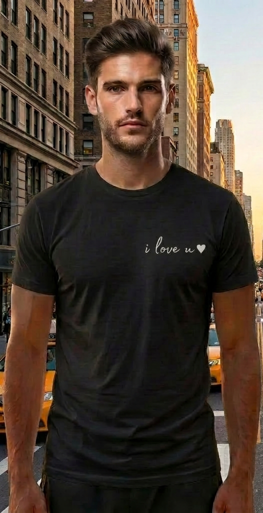 New York Black T-Shirt – NYC Skyline Graphic Tee – USA Travel Shirt