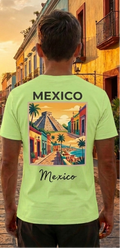 Mexico Light Green T-Shirt – Mexican Graphic Tee – Travel Vacation Shirt