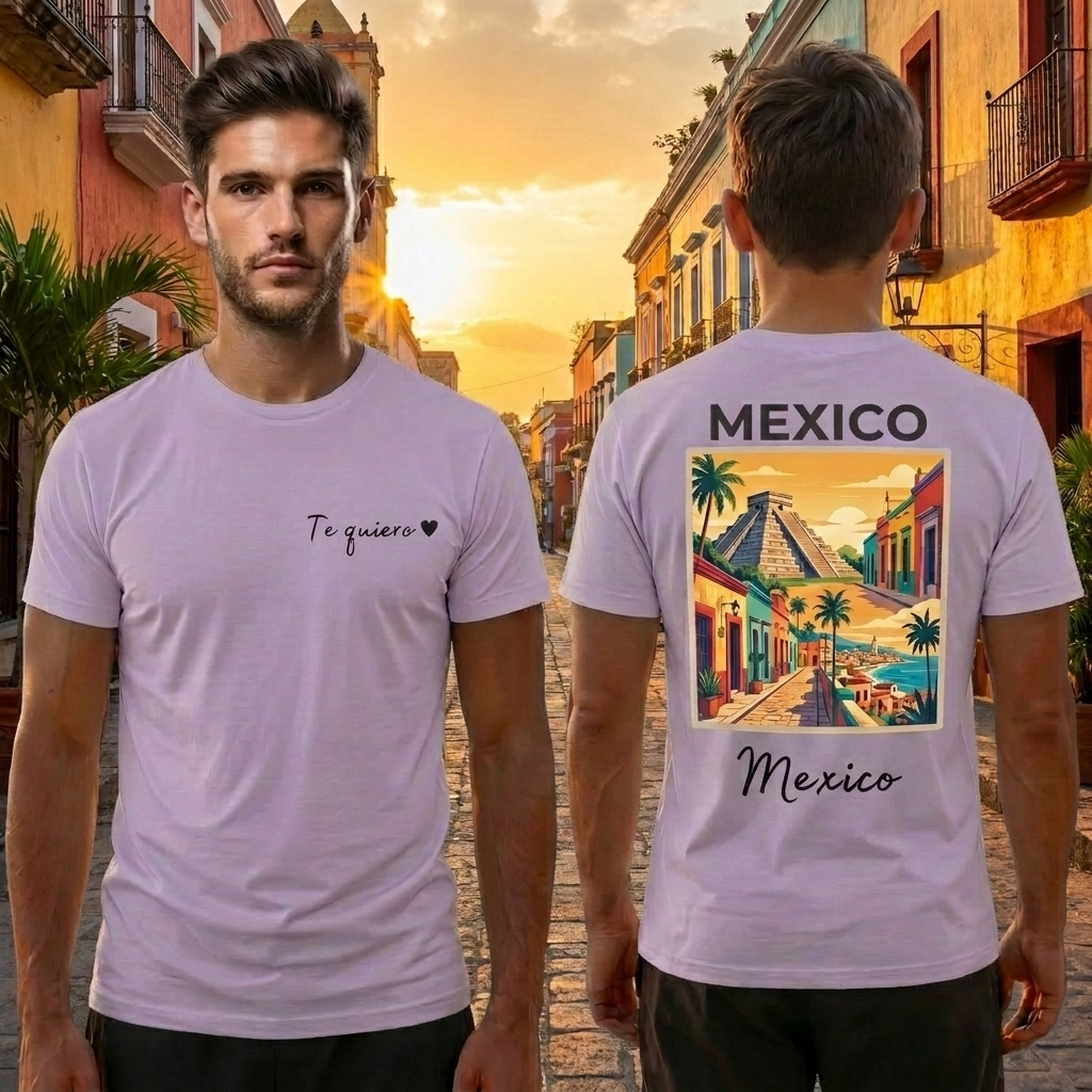 Mexico T-Shirt - Light Purple