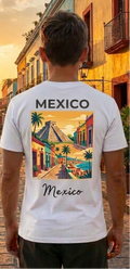 Mexico White T-Shirt – Mexican Graphic Tee – Travel Vacation Shirt