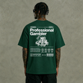 Professional Gambler Casino Streetwear Shirt - Green Back