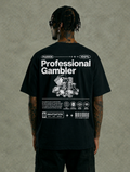 Professional Gambler Casino Streetwear Shirt - Black Back