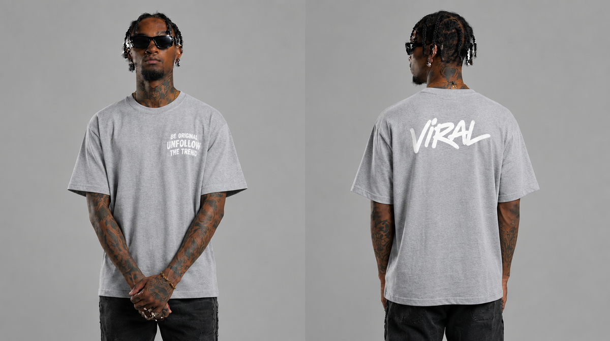 Be Original Unfollow the Trend - Grey White