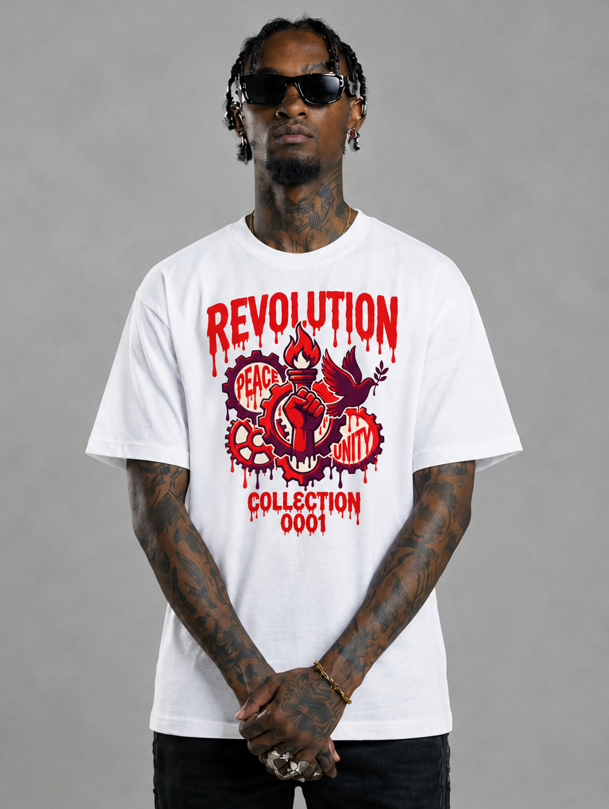 Urban Revolution Graphic Tee - White