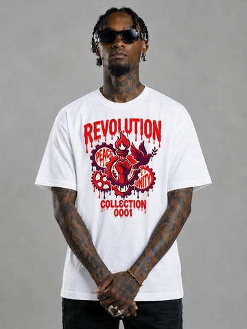 Urban Revolution Graphic Tee - White