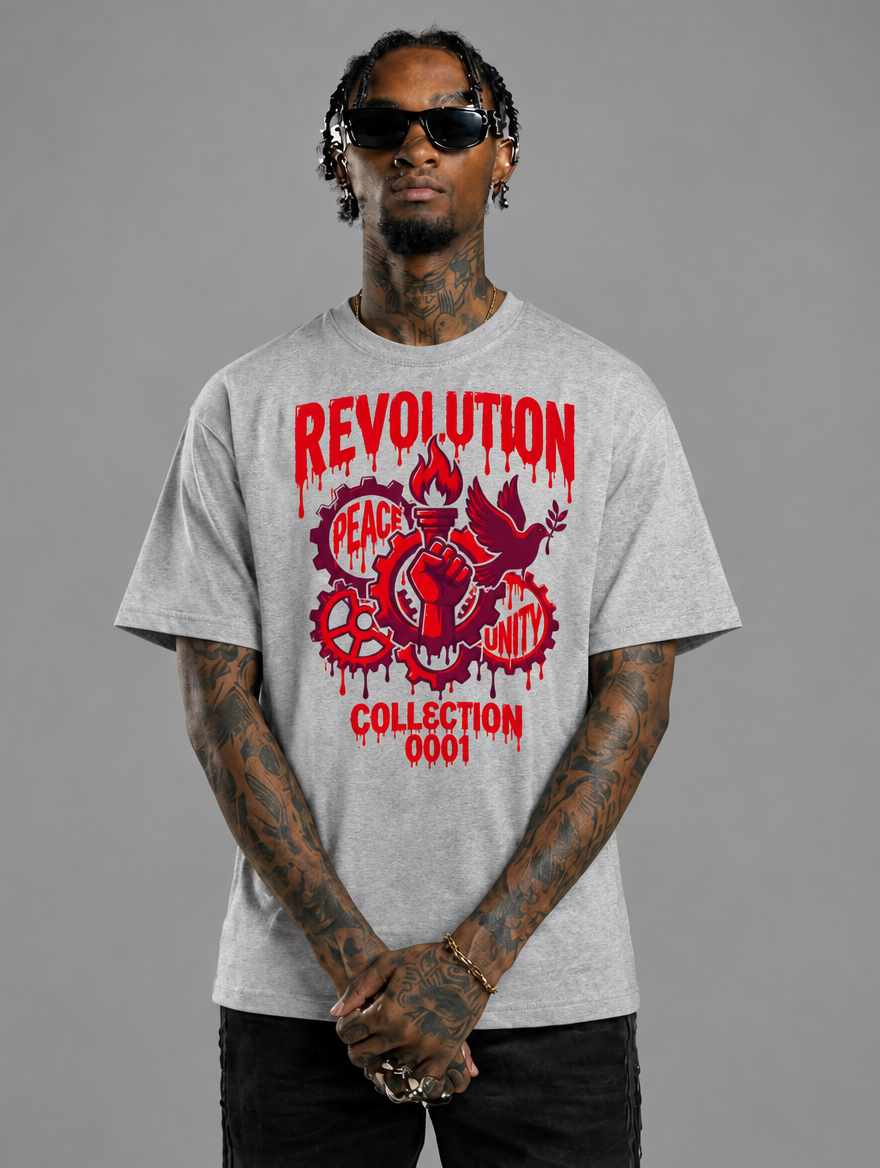 Urban Revolution Graphic Tee - Grey