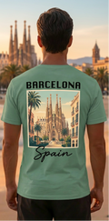 Barcelona Graphic T-Shirt – Trendy Summer Travel Shirt Spain