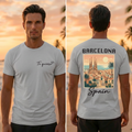 Barcelona Graphic T-Shirt - Grey