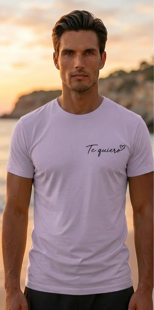 Ibiza Travel T-Shirt – Premium Light Purple Summer Shirt Spain