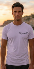 Ibiza Travel T-Shirt – Premium Light Purple Summer Shirt Spain