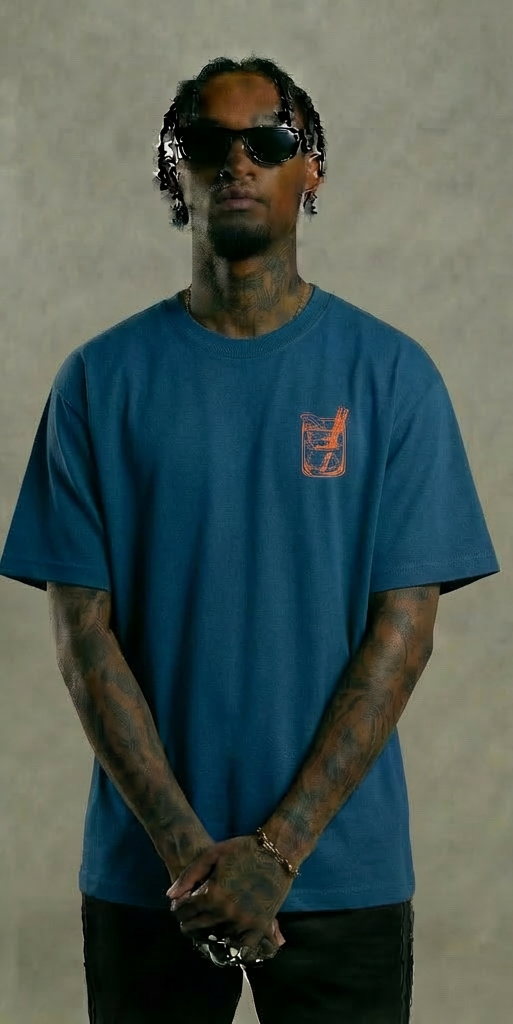 Negroni Please Graphic Tee – Green Funny Cocktail Drinking Shirt