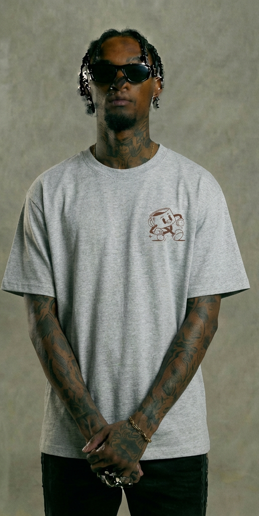 More Espresso Graphic T-Shirt – Coffee Lover Streetwear Tee Grey