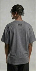 We Are The Future Black Text Grey T-Shirt – Streetwear Graphic Tee